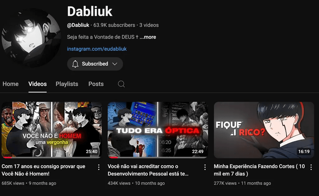 Canal do Dabliuk
